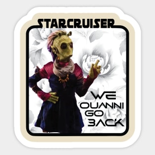 We Ouanni Go Back! Sticker